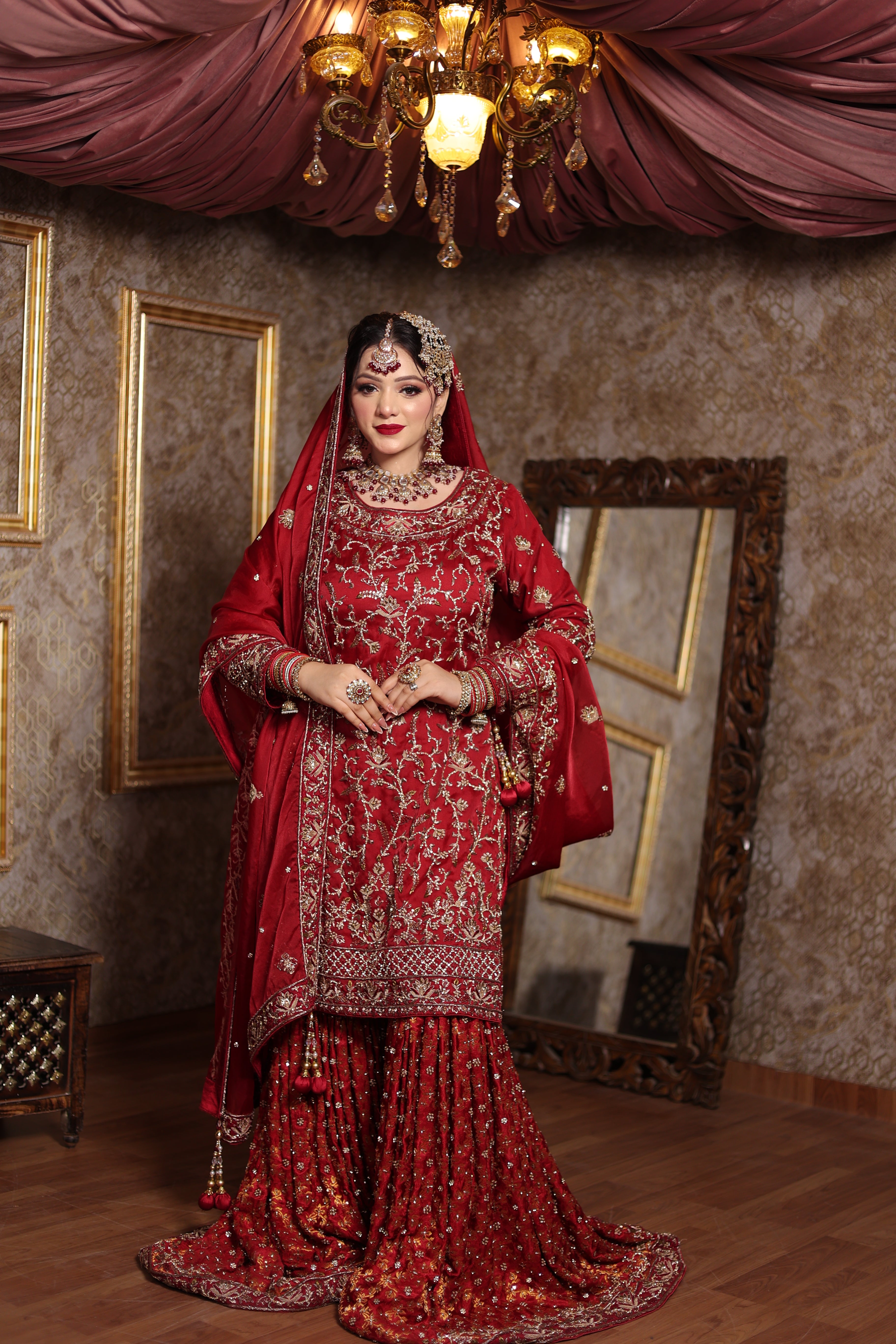 Antique Gharara Kameez