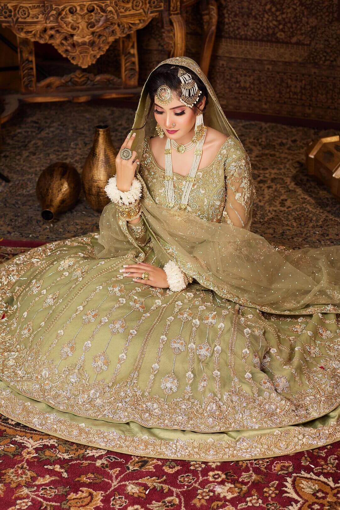 Wedding on sale anarkali lehenga