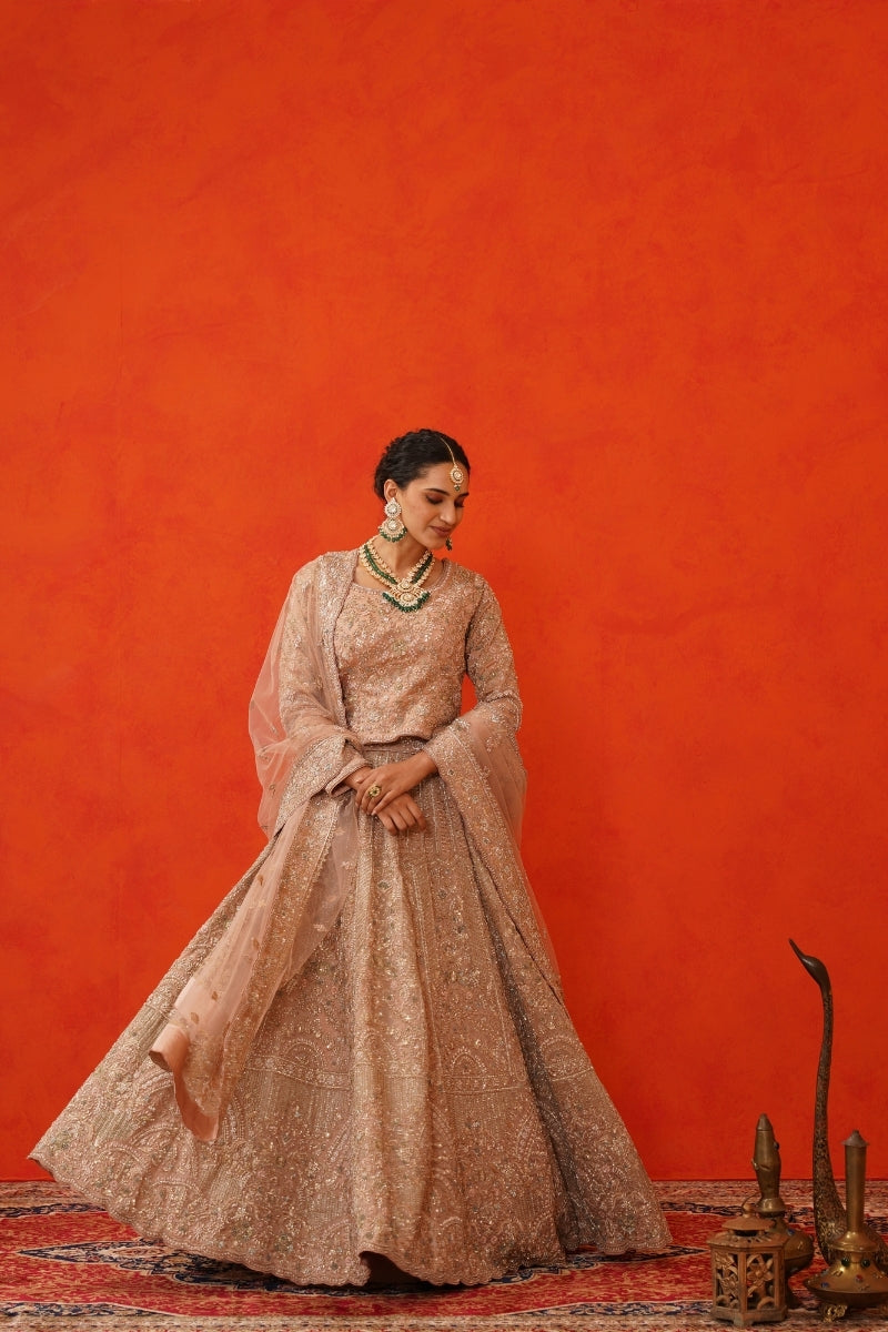 Pink Jacket Farshi Gharara