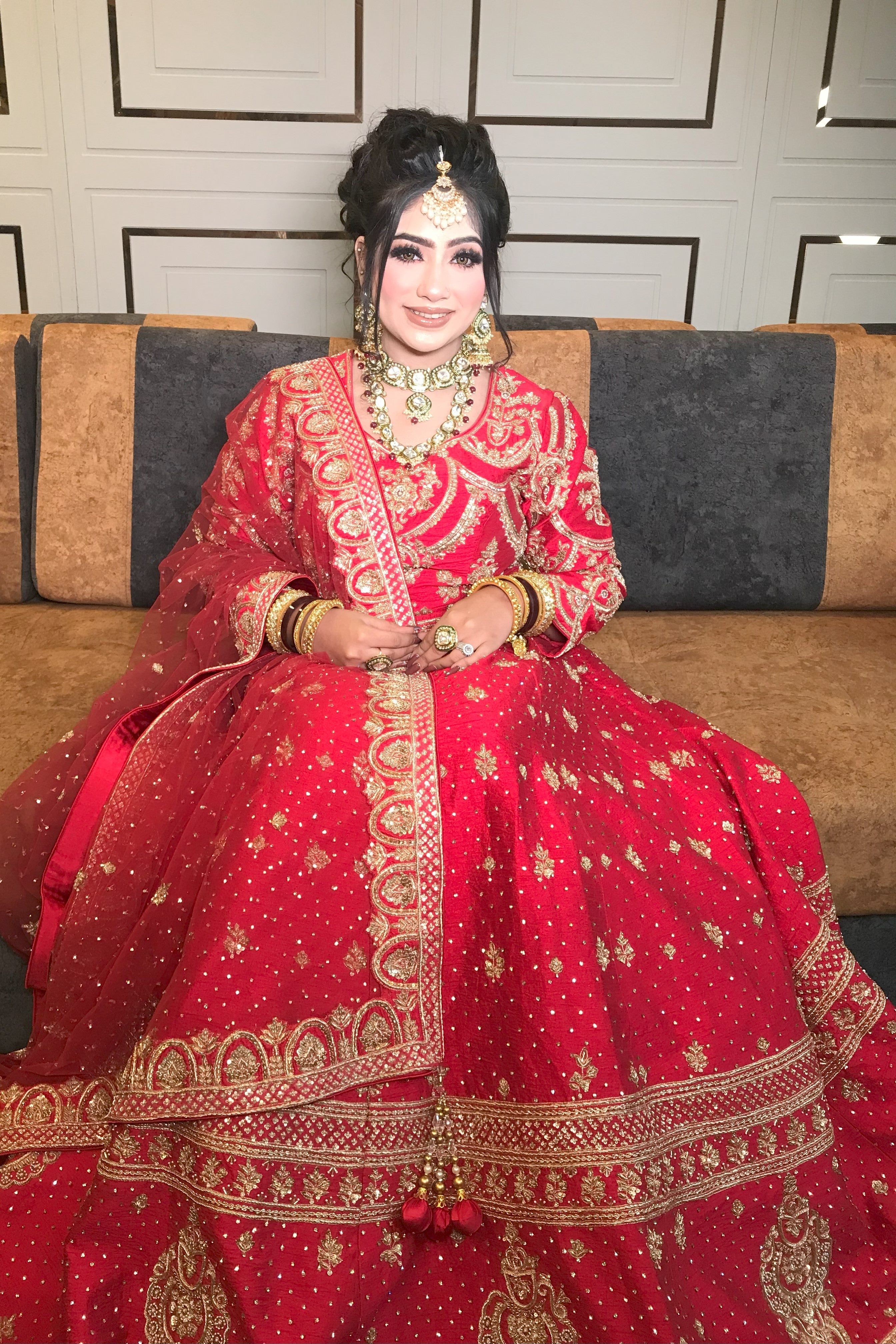 Dark Red Lehenga Blouse